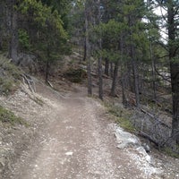 Photo taken at Tunnel Mountain Trailhead by Rob A. on 4/23/2012