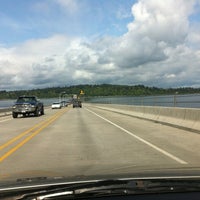 Photo taken at Hood Canal Floating Bridge by Chelsea H. on 5/5/2012