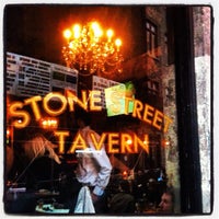 Photo taken at Stone Street Tavern by Collin K. on 4/6/2012