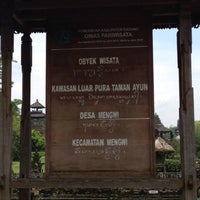 Photo taken at Pura Taman Ayun by @ryanzamalfarid on 3/12/2012