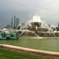 Photo taken at Clarence Buckingham Memorial Fountain by Candice on 7/14/2012