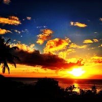 Photo taken at Waimea Bay by Kenny B. on 7/31/2012