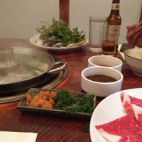 Photo taken at Shabu-Tatsu by Amanda S. on 2/25/2012