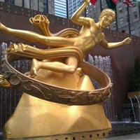 Photo taken at The Rink at Rockefeller Center by Brian B. on 3/8/2012