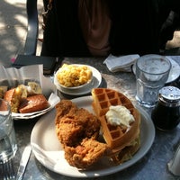 Photo taken at Sylvia&amp;#39;s Restaurant by Gloria L. on 4/21/2012