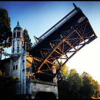 Photo taken at Montlake Bridge by Eben H. on 8/5/2012