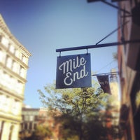 Photo taken at Mile End Delicatessen by Noah F. on 9/12/2012
