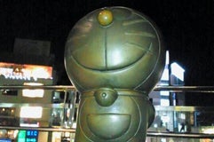 登戸駅 ドラえもん像