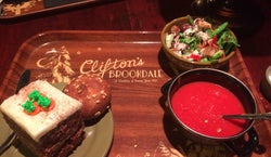 Esotouric Bus, at Clifton's Cafeteria