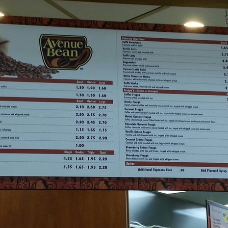 Avenue Bean Coffee Shoppe @ ShopRite