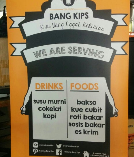 Warung Bang Kips pondok kelapa