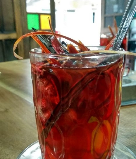 Kopi kreweng dan ketan serundeng