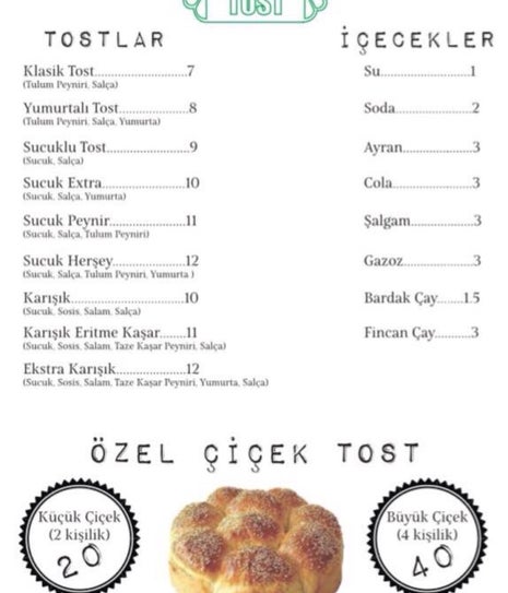 Çiçek Tost