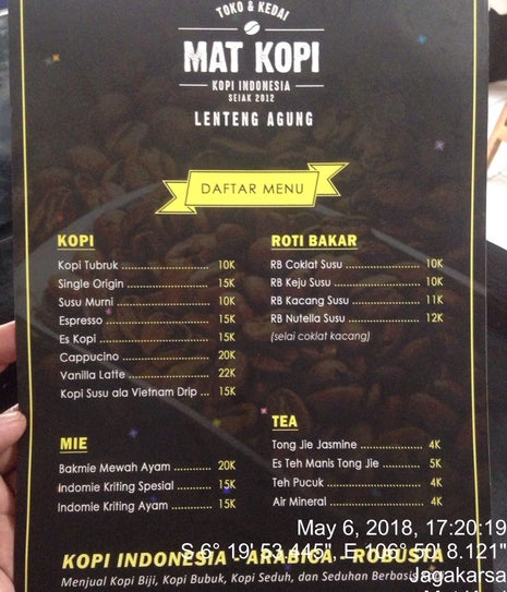 Mat Kopi Lenteng Agung