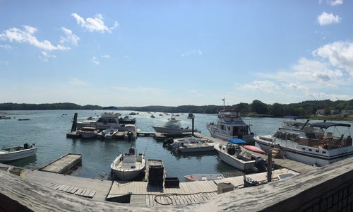 Damariscotta Town Harbor in Damariscotta, ME, United States - harbor ...