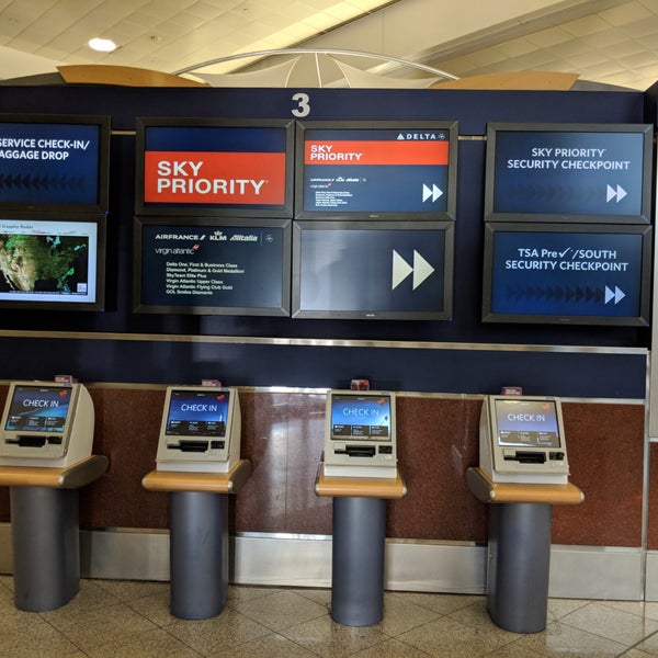 Delta Sky Priority Checkin 3 tips from 1095 visitors