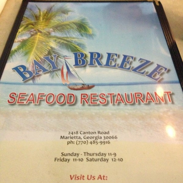 bay breeze menu