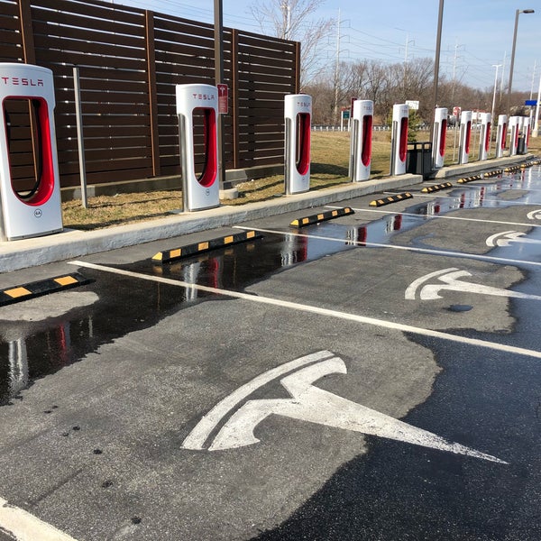 Tesla Supercharger Delaware Center EV Charging Station