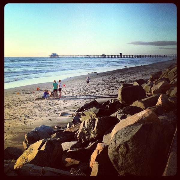 Oceanside Strand Beach in Oceanside