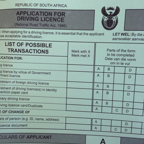 Drivers license renewal gauteng