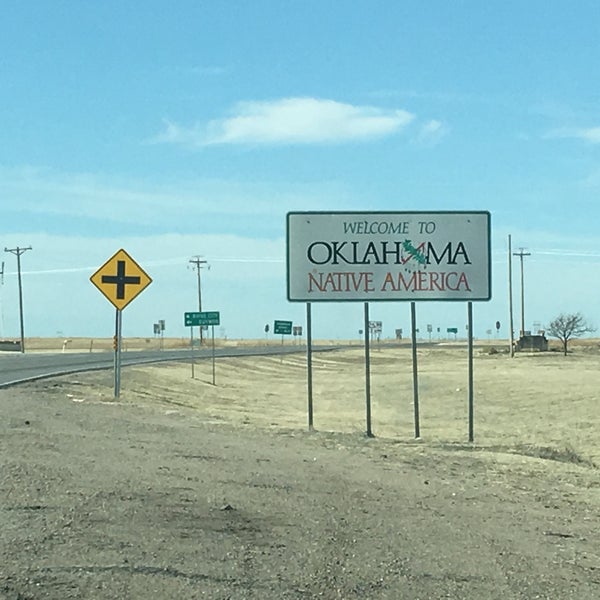 Photos at KansasOklahoma Border Border Crossing