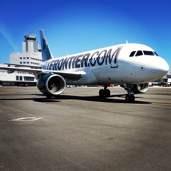 Frontier Airlines Airport Terminal in San Francisco