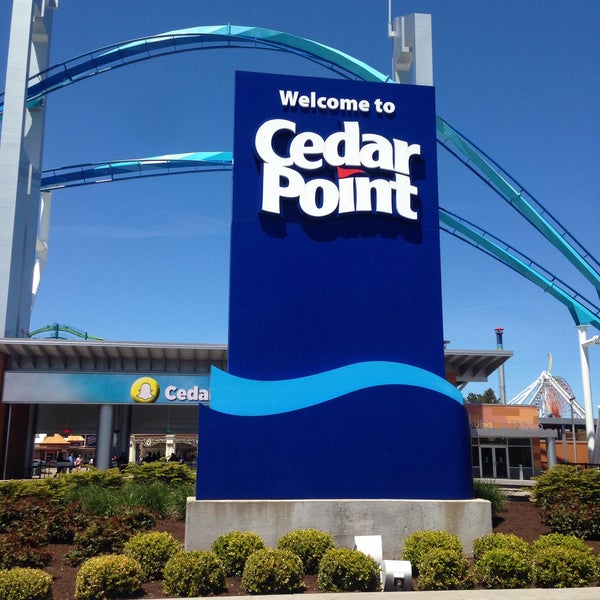 Image result for cedar point sign