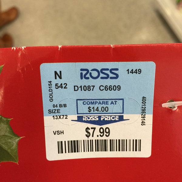 Ross Dress for Less Clothing Store