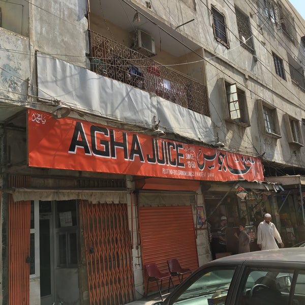 Agha Juice Juice Bar in Karachi