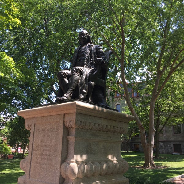 Benjamin Franklin Sculpture Garden in University City