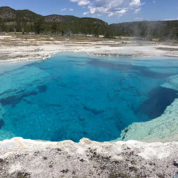 Biscuit Basin - Scenic Lookout In Yellowstone National Park