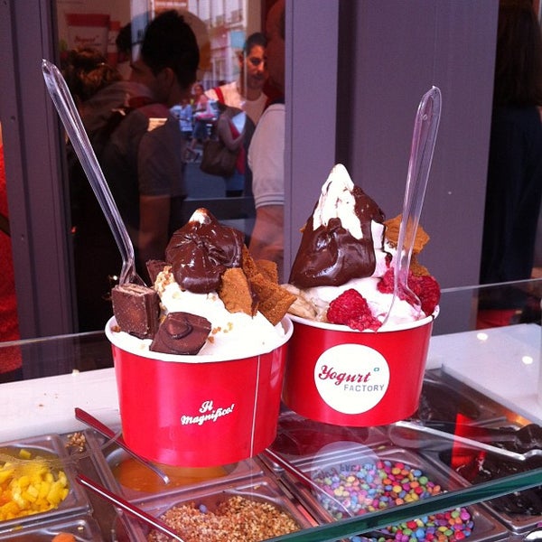Yogurt Factory Frozen Yogurt Shop in Paris