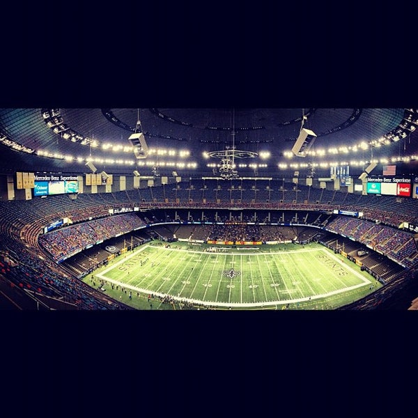 MercedesBenz Superdome Football Stadium in New Orleans