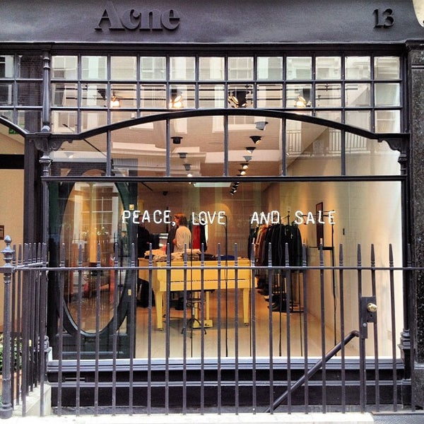 Acne Studios - Clothing Store in Mayfair