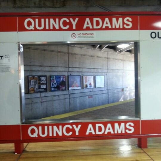 MBTA Quincy Adams Station Metro Station in South Quincy