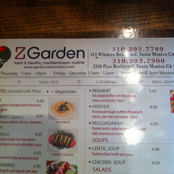 Photos At Z Garden Now Closed Wilshire Montana Santa Monica Ca Photo Taken At Z Garden By Lula C On 1 15 2018
