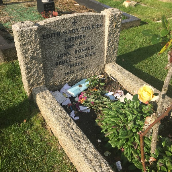 JRR Tolkien's Grave - Wolvercote, Oxfordshire