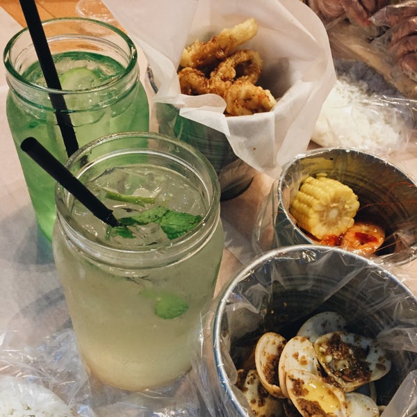 Seafood in a Bucket Seafood Restaurant