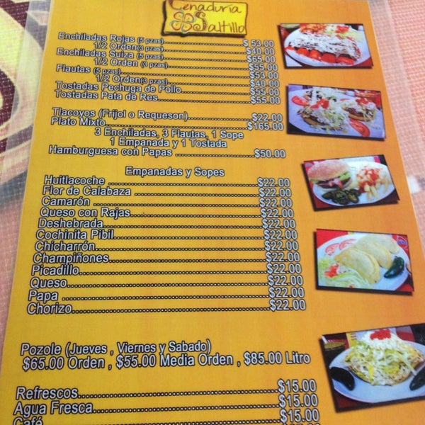 Cenaduría Restaurante mexicano en Saltillo