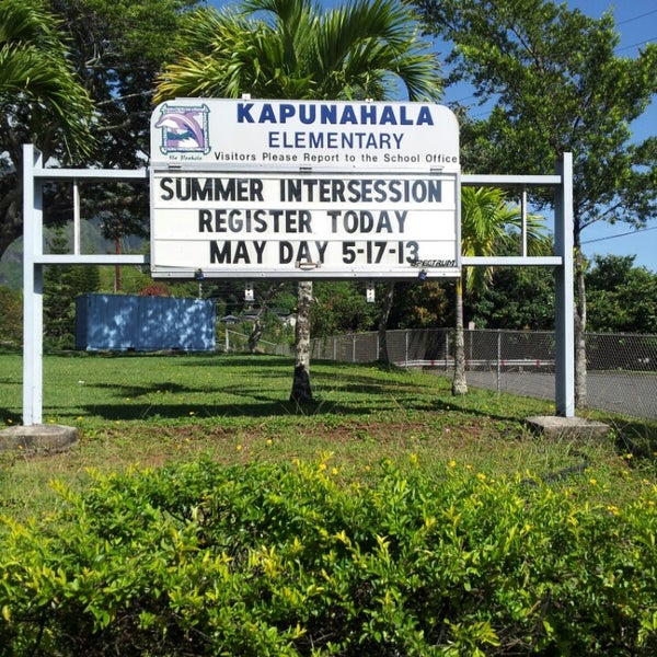 Kapunahala Elementary Kāne‘ohe, HI