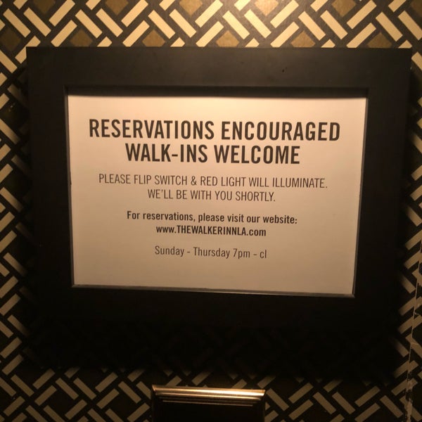 The Walker Inn Speakeasy in Los Angeles
