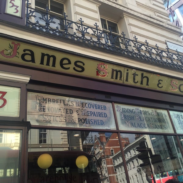 James Smith & Sons Holborn and Covent Garden London, Greater London
