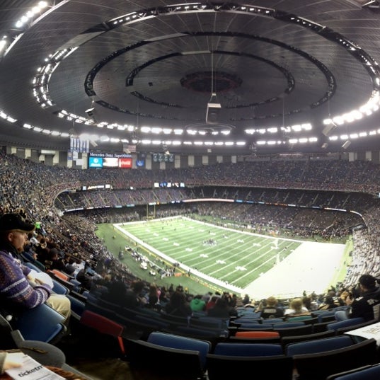 MercedesBenz Superdome Football Stadium in New Orleans