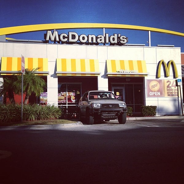 McDonald's Fast Food Restaurant in Miami