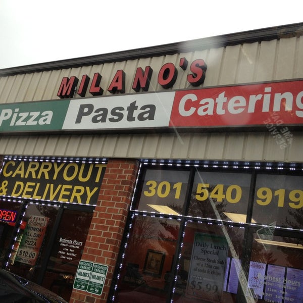 Milano's Pizza and Pasta Pizza Place in Germantown