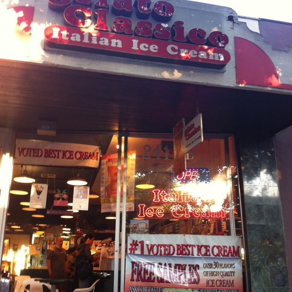 Gelato Classico Ice Cream Shop in Downtown Mountain View