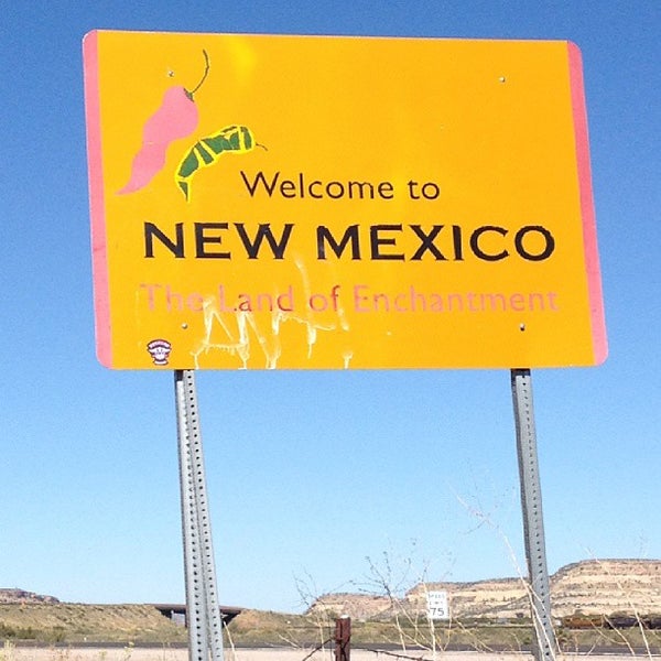 Arizona/New Mexico State Line Border Crossing