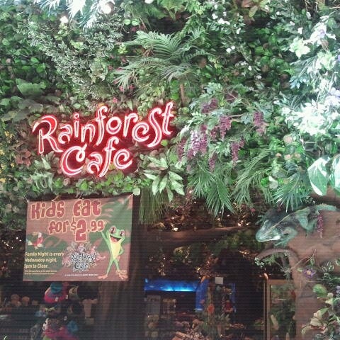 Rainforest Cafe (Now Closed)  American Restaurant in Burlington