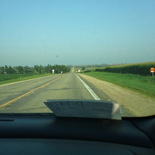 Minnesota / Iowa State Line Border Crossing