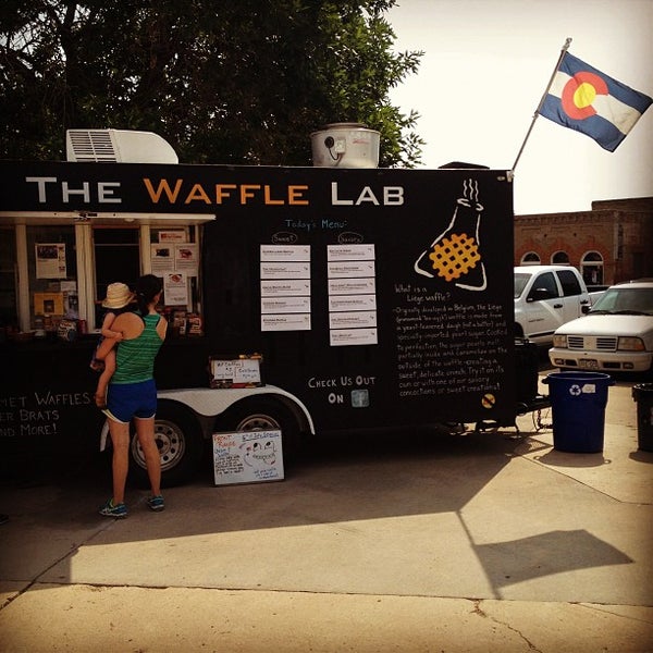The Waffle Lab Food Truck in Downtown Fort Collins